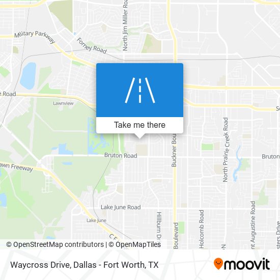 Waycross Drive map