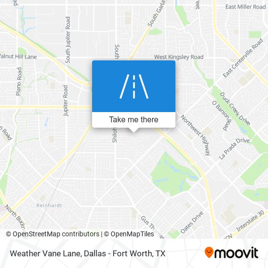 Mapa de Weather Vane Lane