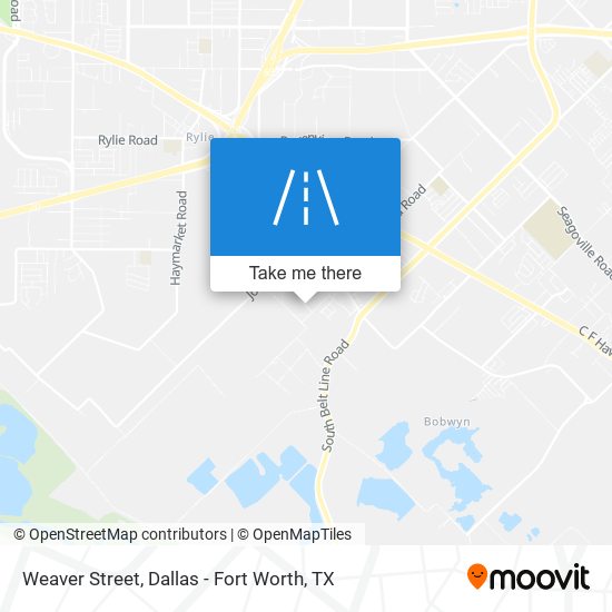 Weaver Street map