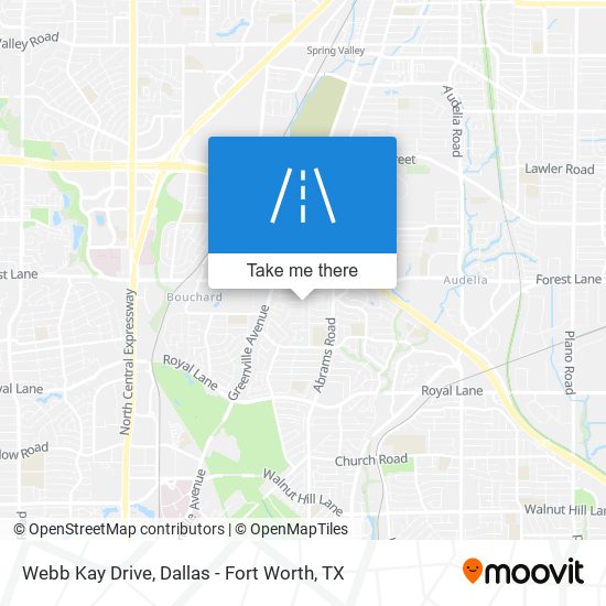 Mapa de Webb Kay Drive