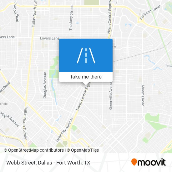 Mapa de Webb Street