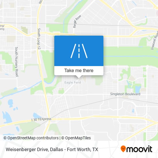 Mapa de Weisenberger Drive