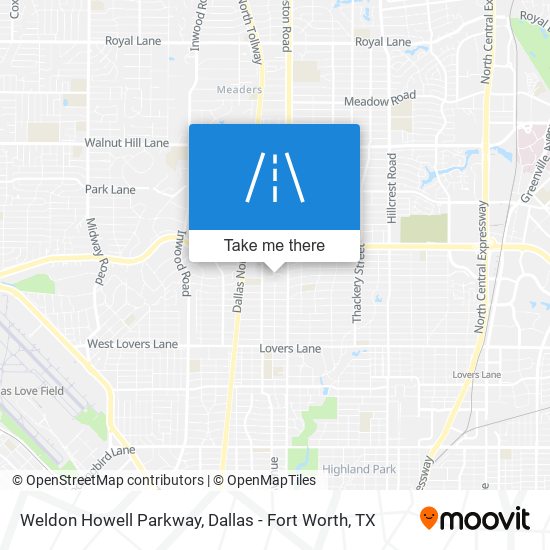 Weldon Howell Parkway map