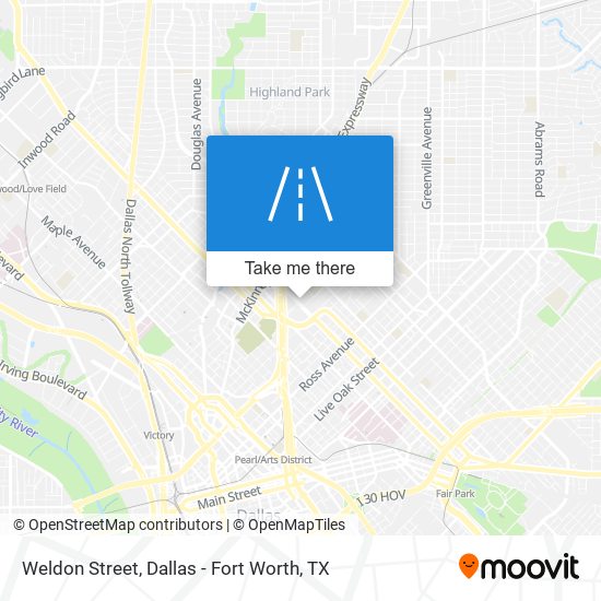 Mapa de Weldon Street