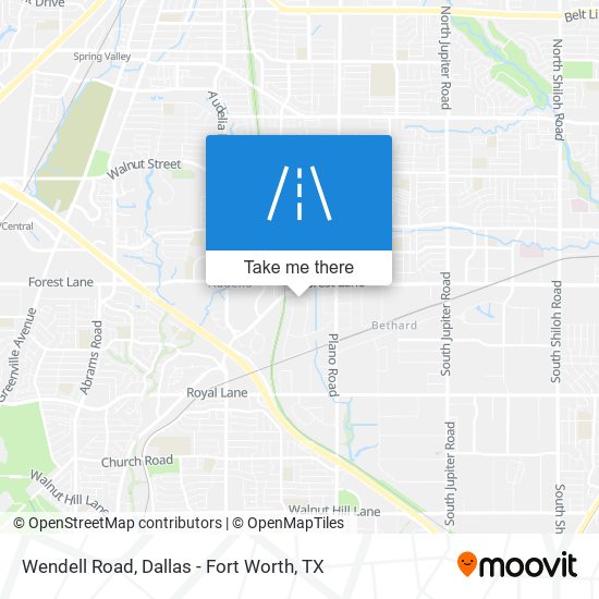 Wendell Road map