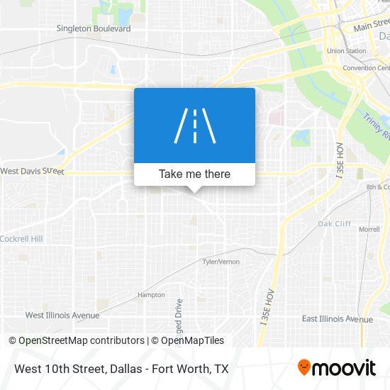 Mapa de West 10th Street