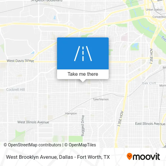 West Brooklyn Avenue map