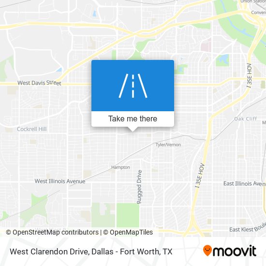 West Clarendon Drive map