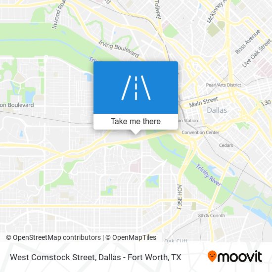 West Comstock Street map