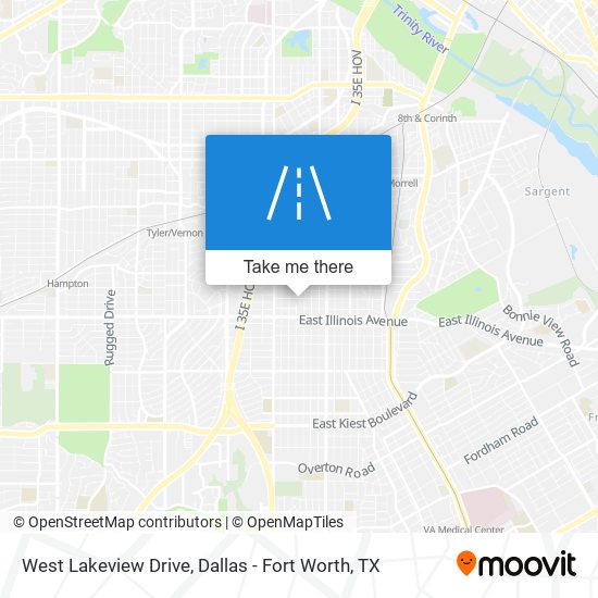 West Lakeview Drive map