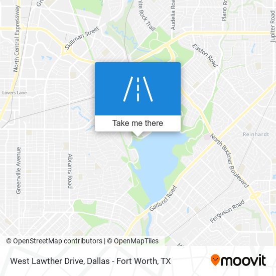 West Lawther Drive map