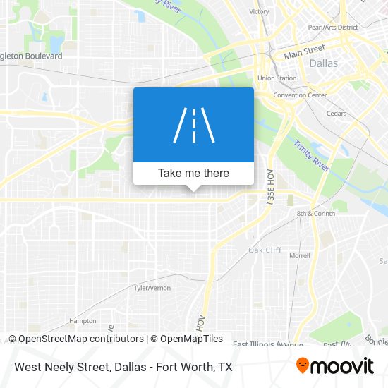 West Neely Street map