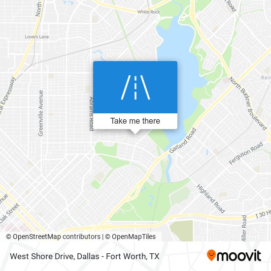 West Shore Drive map