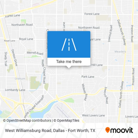 West Williamsburg Road map
