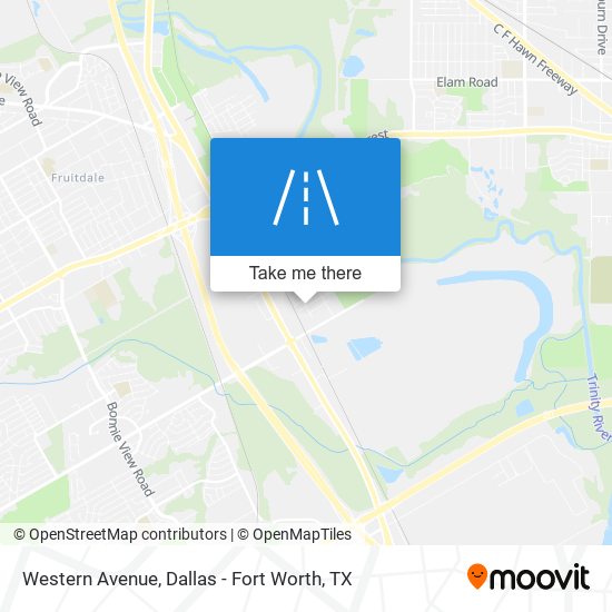 Mapa de Western Avenue