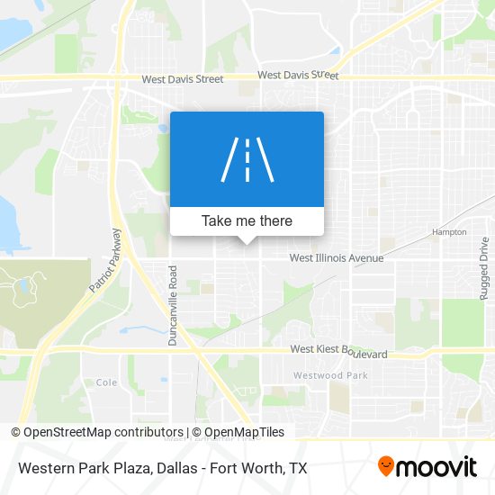 Western Park Plaza map