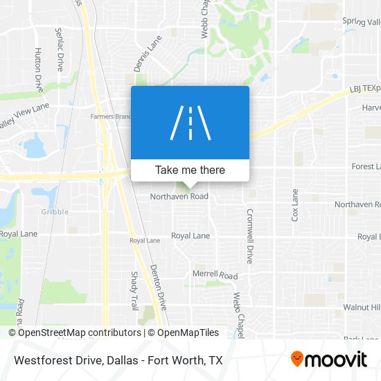 Mapa de Westforest Drive