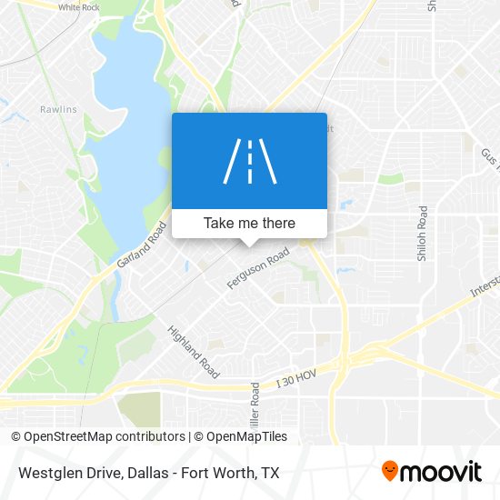 Westglen Drive map
