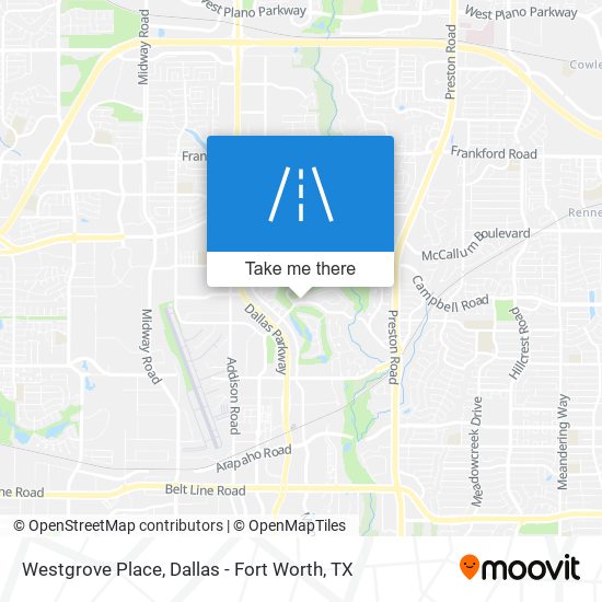Westgrove Place map
