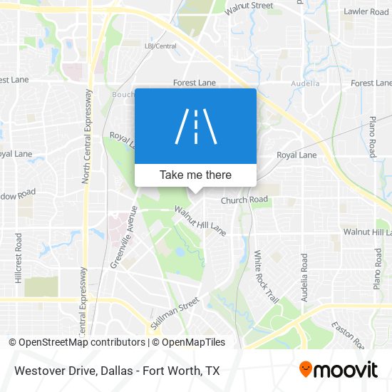 Westover Drive map