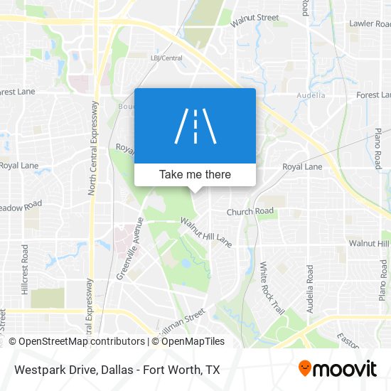 Westpark Drive map
