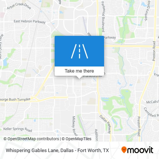 Mapa de Whispering Gables Lane