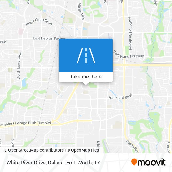 White River Drive map