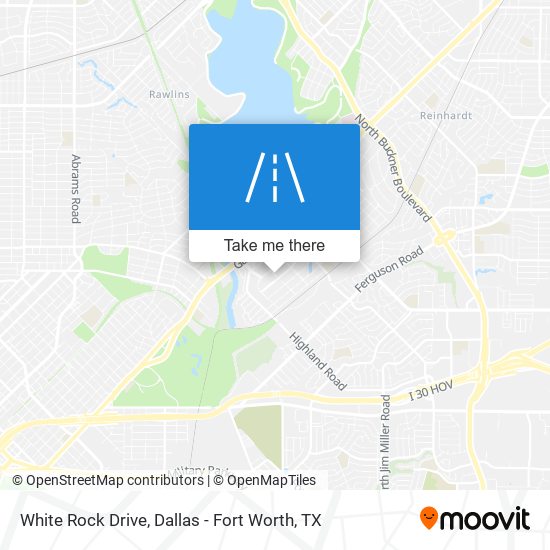 White Rock Drive map