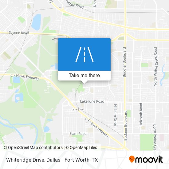 Whiteridge Drive map