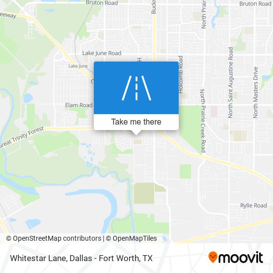 Whitestar Lane map