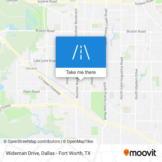 Wideman Drive map