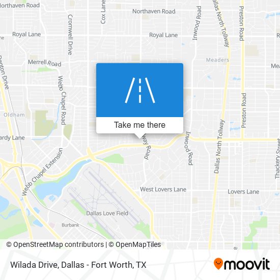 Wilada Drive map