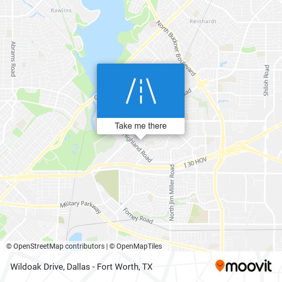 Mapa de Wildoak Drive