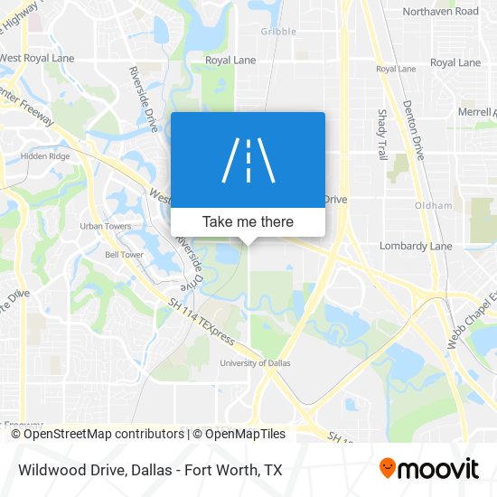Wildwood Drive map