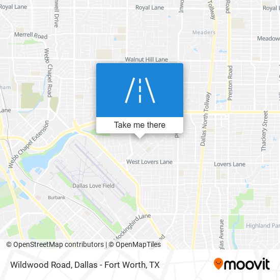 Mapa de Wildwood Road
