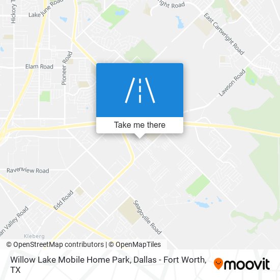 Mapa de Willow Lake Mobile Home Park