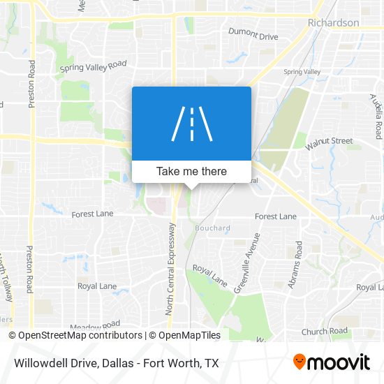 Mapa de Willowdell Drive