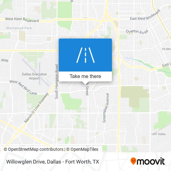 Willowglen Drive map