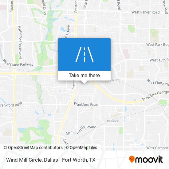 Mapa de Wind Mill Circle