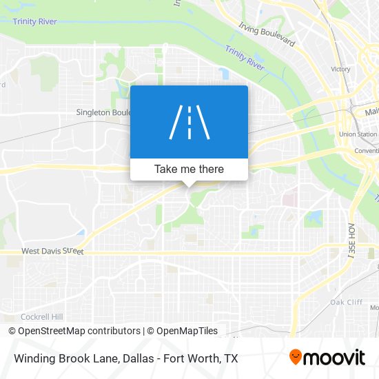Winding Brook Lane map