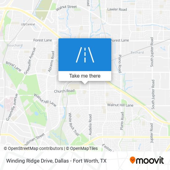 Winding Ridge Drive map