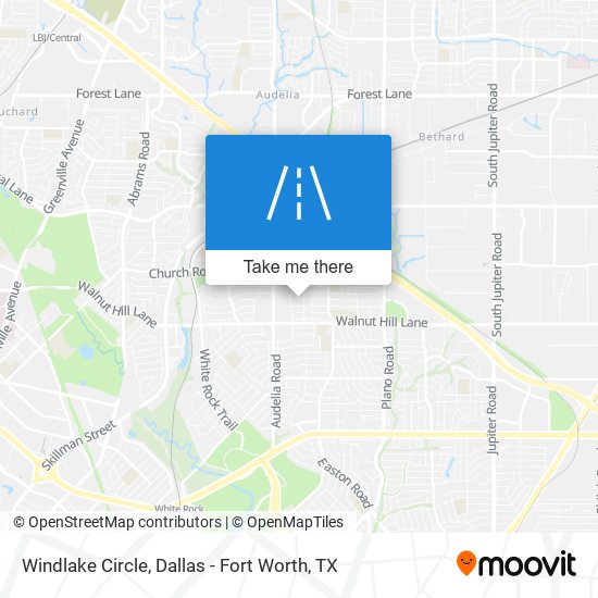 Windlake Circle map