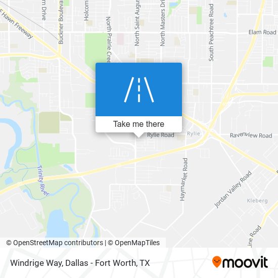 Windrige Way map