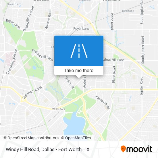 Windy Hill Road map