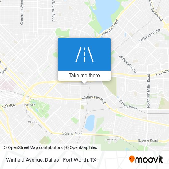 Winfield Avenue map