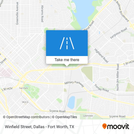 Winfield Street map