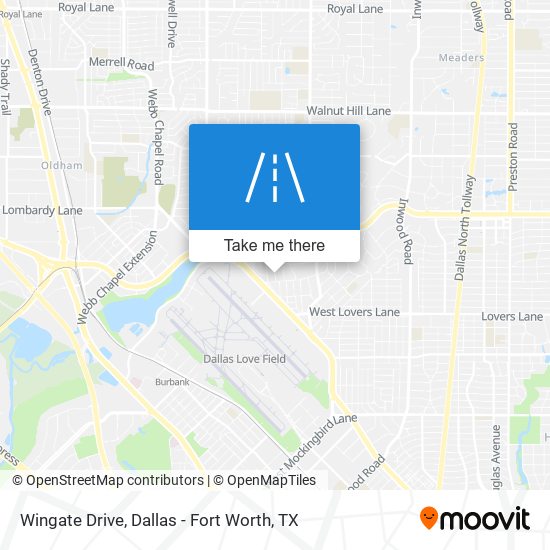 Wingate Drive map