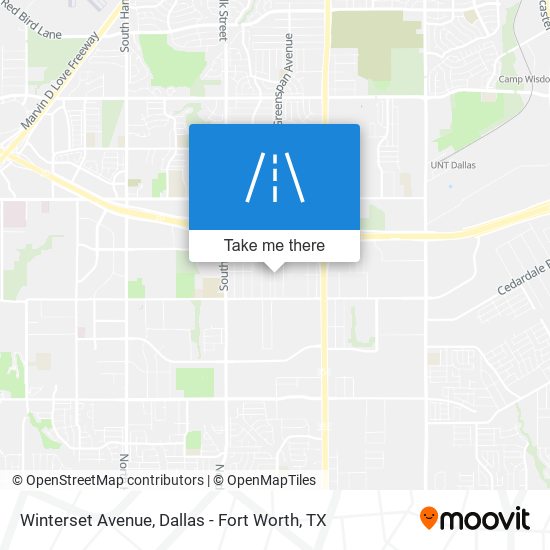 Mapa de Winterset Avenue