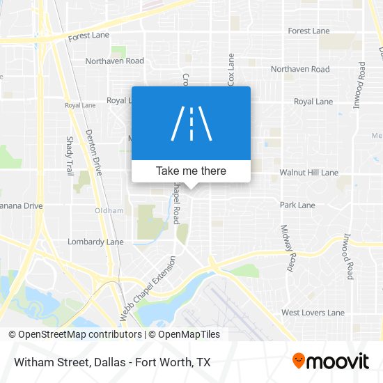 Witham Street map