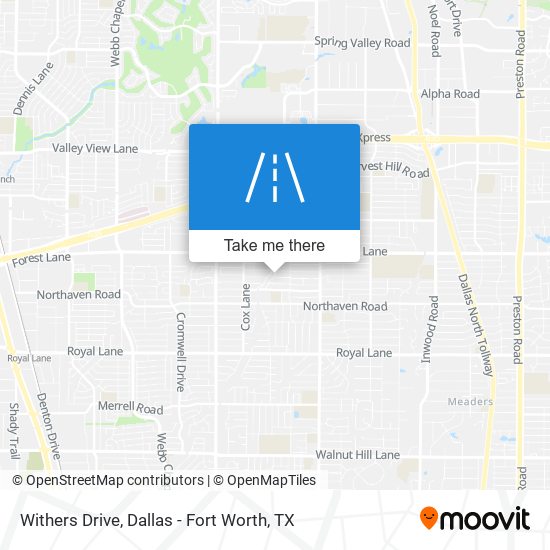 Withers Drive map